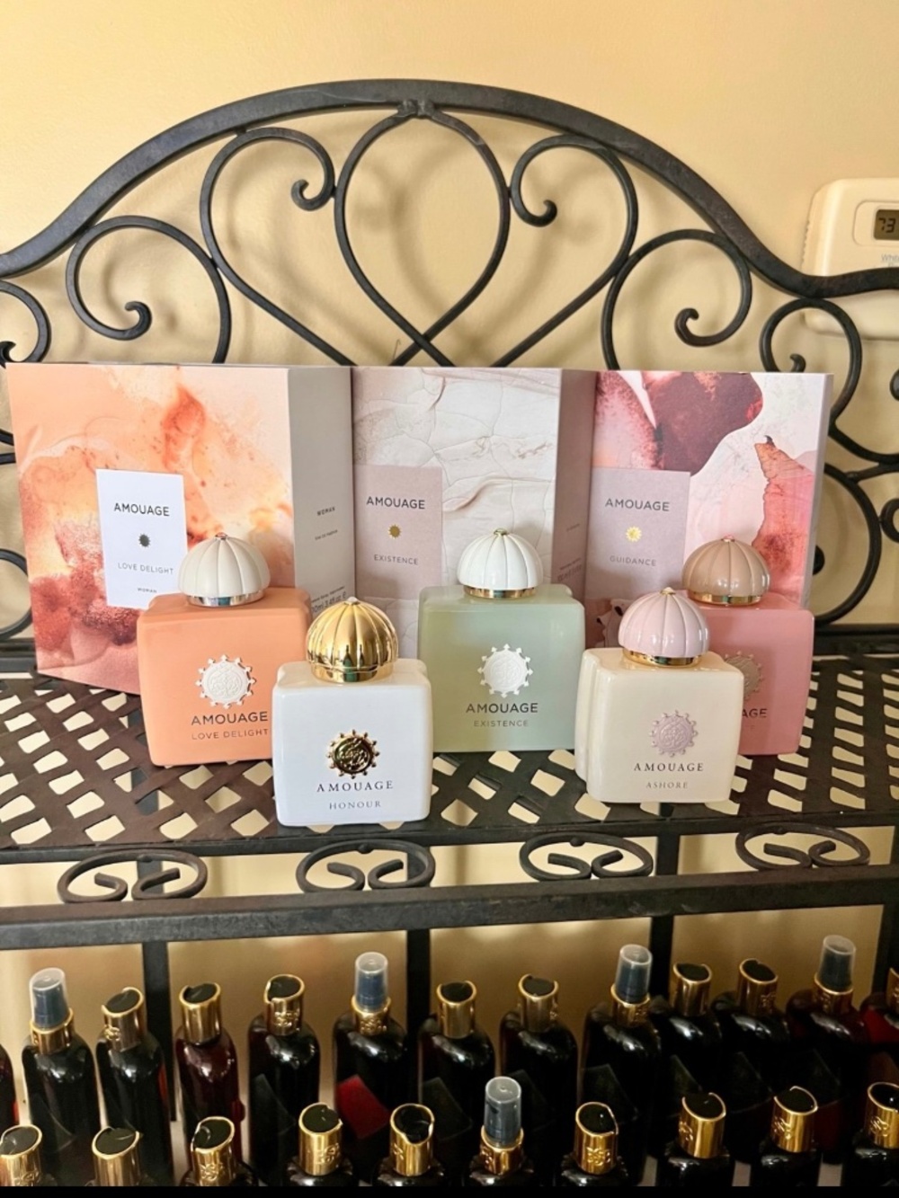Amouage 5 Piece Set of 5ml Travel Spray GUARANTEED AUTHENTIC